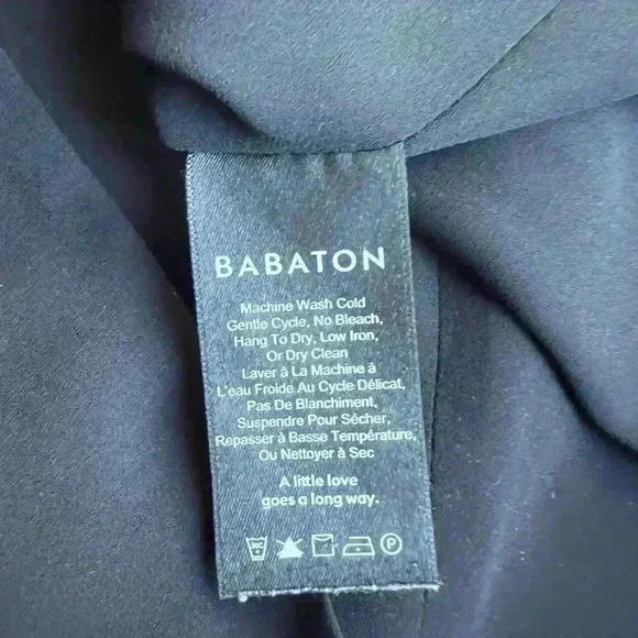 Babaton Womens Asymmetrical Black Witchy Whimsigoth Blouse Small Vampy Small - Picture 11 of 14